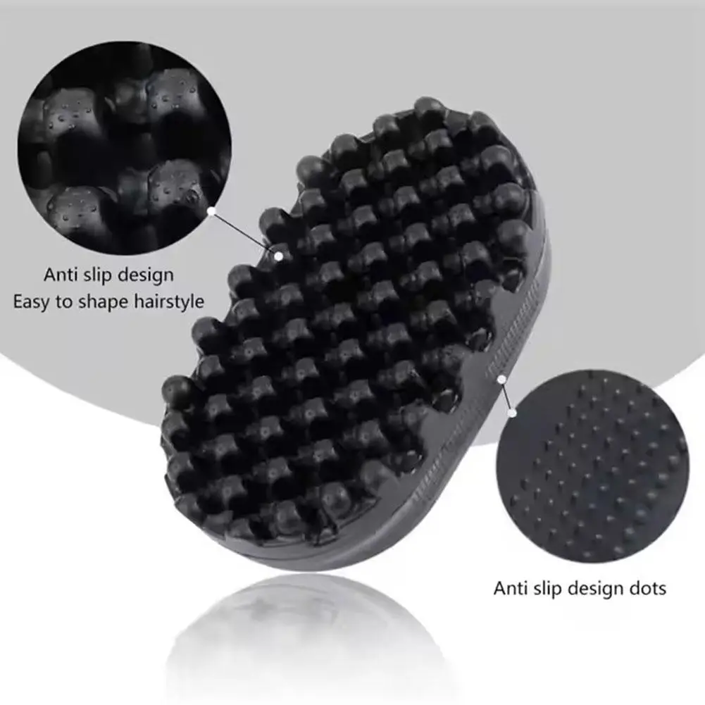 

1 шт., роскошная щетка для стайлера, прочная моющаяся губчатая ракетка для афро-завиков, парикмахерская и ежедневное использование, идеальные вьющиеся, специально для настоящих париков из волос