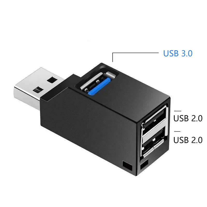 JUMPEAK Mini 3 Port USB Hub High Speed USB 3.0 Splitter Multi-port Plug and Play For PC Laptop Macbook Keyboard Mouse Hard Drive image 6