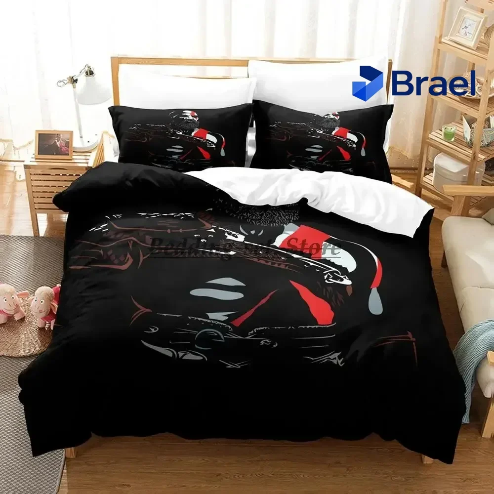 Exquisite 2023 Game God Of War Bedding Set Single Twin Full Queen King Size Bed Set Aldult Kid Bedroom Duvetcover Sets Anime Bed