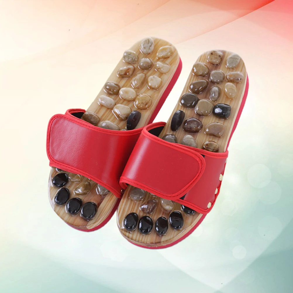 

Acupressure Foot Massage Slippers Reflexology Unisex Slipper Shoes Non slip EVA Fabric Durability Promotes Blood Flow Release