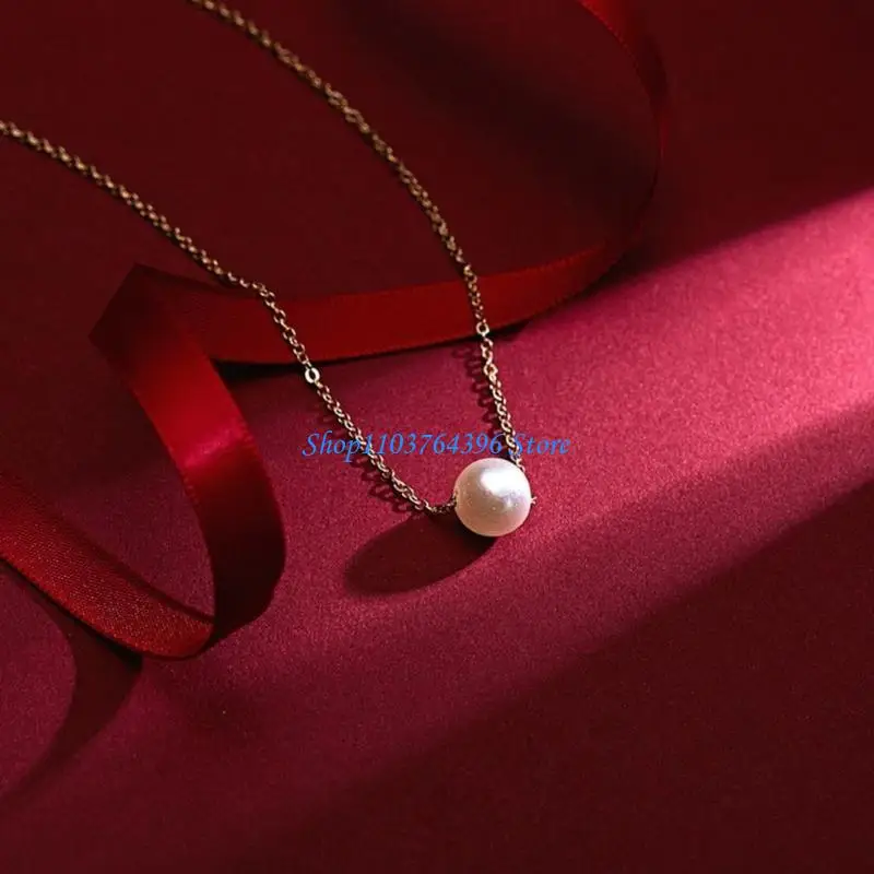 G7NC Versatile Pearls Necklace Adornment Neck Chain Suitable For Weddings And Parties
