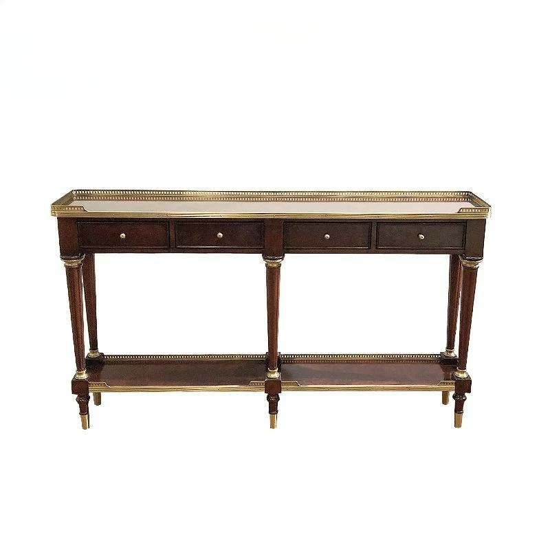 

Customizable English Villa Entrance Cabinet Neoclassical European Style