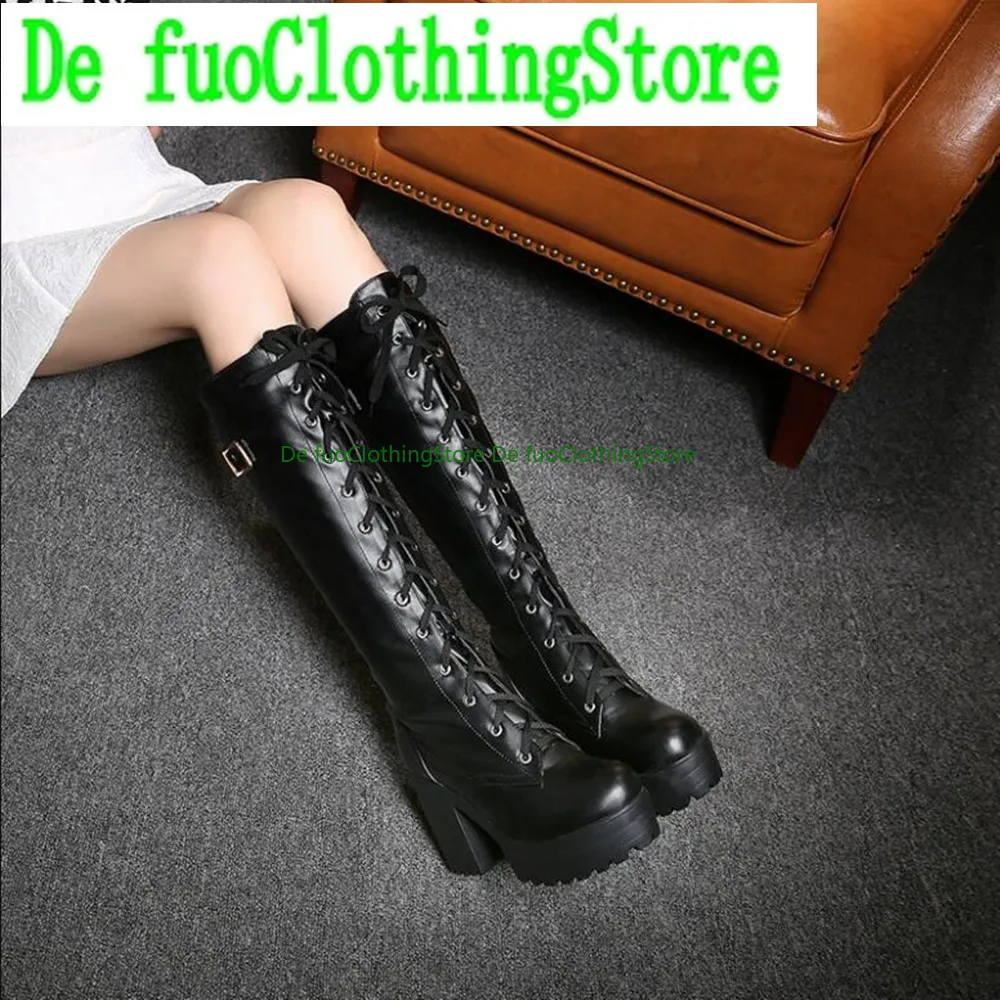 デート・ア・ライブ 時崎狂三 ナイトメア コスプレ靴 ブーツ ゲーム アニメ ハロウィン DefuoClothing 靴店