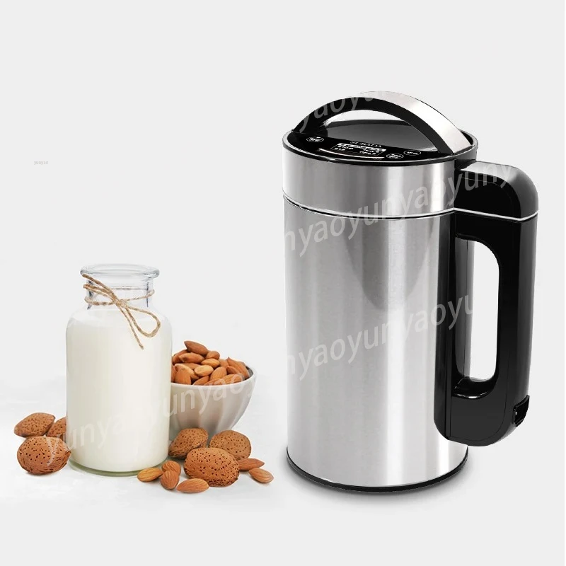 1.5L Soup Maker Multi-function Stainless Steel Blender Oat Nut Almond Plant Milk Machine Natural Cold Hot Juicer with Recipe