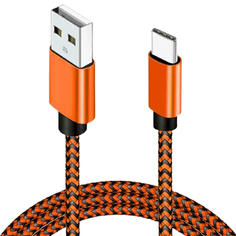 USB Typ C Kabel 2,4 A Schnelle Lade Nylon Geflochtene Draht Ladegerät Kabel Für Samsung Huawei Xiaomi Android Handy Zubehör – Detail 9