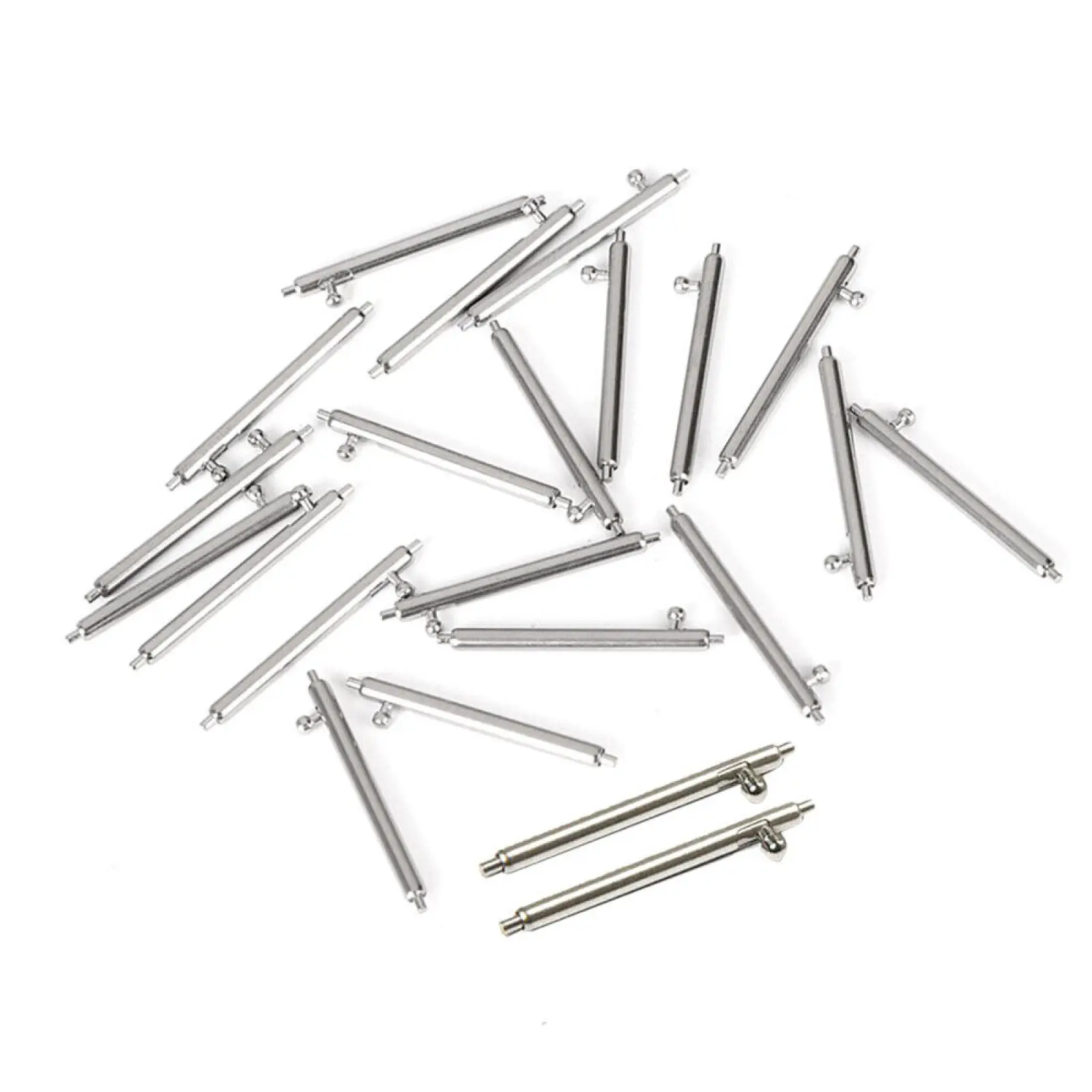 1Box 50Pcs Quick Release Watch Spring Bars 16/18/20/22/24mm, Stainless Steel Band Pins Easy Install Removal