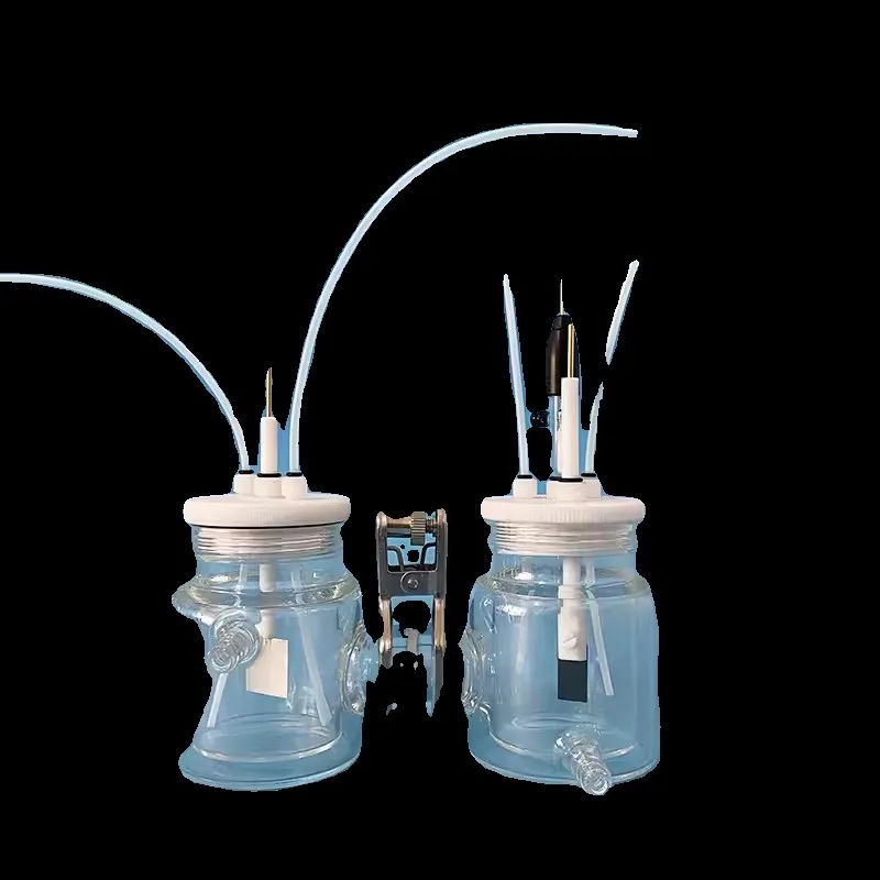 

H-Type Double-Layer Electrolytic Cell | 3-Electrode System with Water Bath | Complete Electrochemical Set