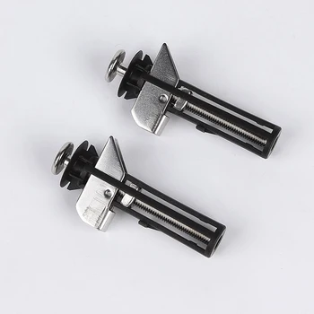 2pcs ที่นั่งห้องน้ําบานพับสลักเกลียว 304 สกรูสแตนเลส PP NUT Fixing ห้องน้ําถังน้ําฝาปิดล็อคขยาย FITTING เปลี่ยน