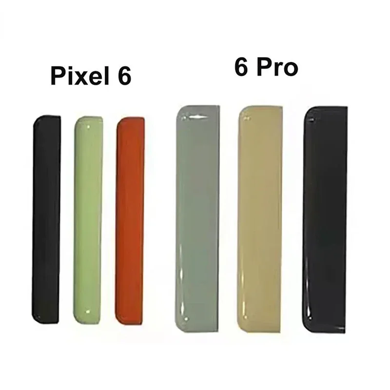 For Google Pixel 6 Pro 6A Rear Cover Glass Strips Replacement Parts  Battery Back Cover