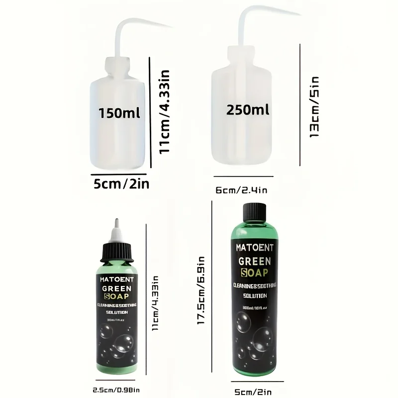 Ultra Concentrated Tattoo Soap (1:10 Dilution) - Long-Lasting Formula with Squeeze Bottle for Studio & Home. view 4