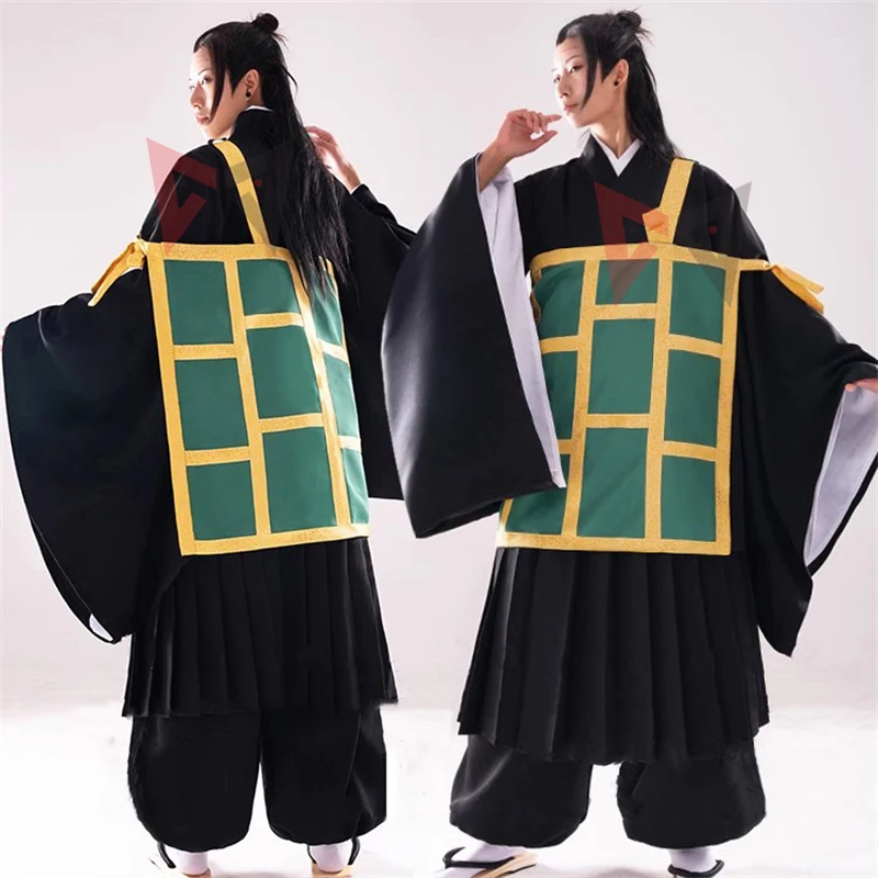 New Jujutsu Kaisen Gojo GetoCosplay Costumes Coat Pants Eye Mask Halloween Party Anime Uniform Set