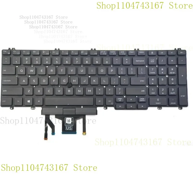 

New 0THDMY THDMY for Latitude 5500 5501 5510 5511 Precision 3540 3541 3550 3551 Laptop US English Backlit Keyboard