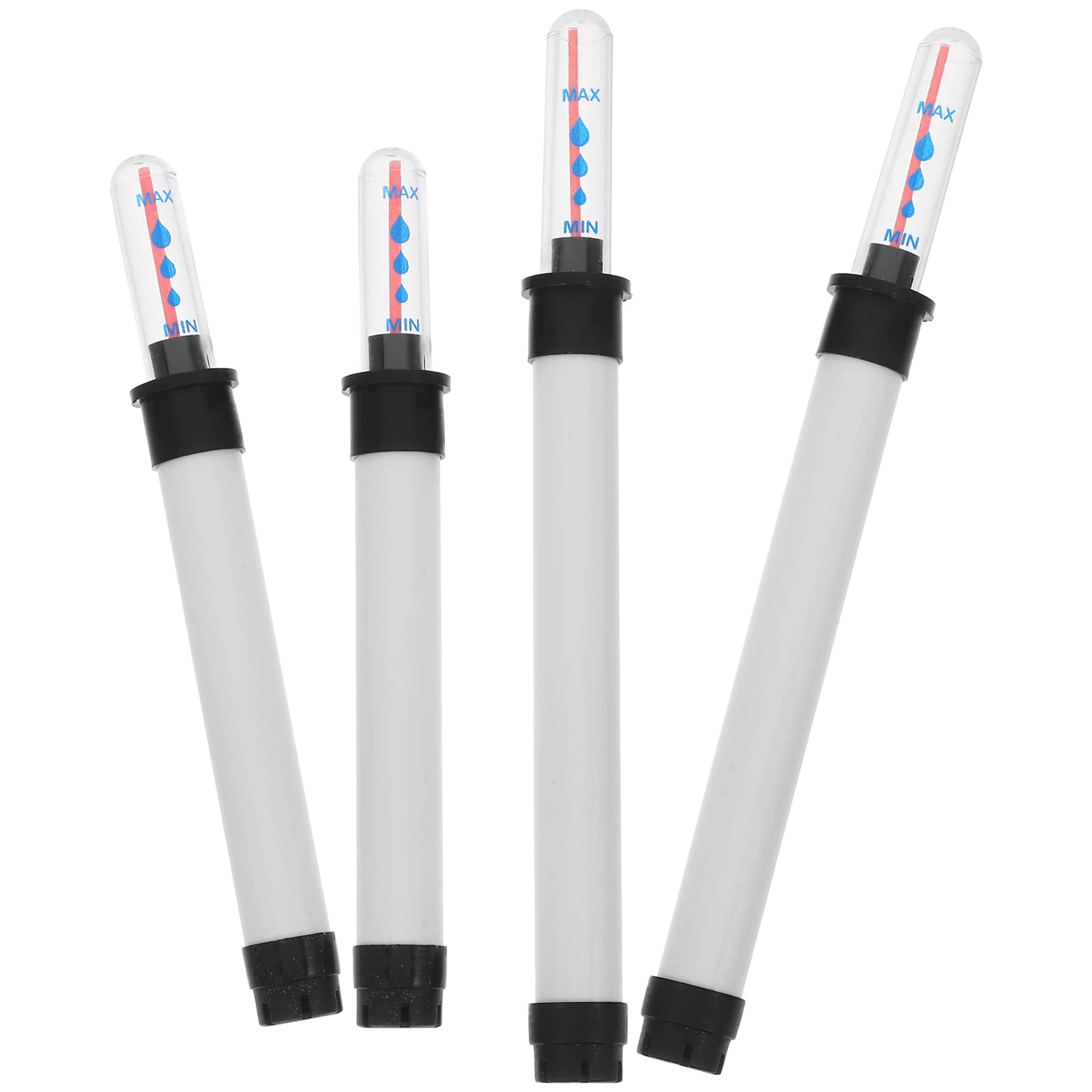 4 Pcs Water Level Indicator with Clear Scale Float Design 120 150mm for Hydroponic Plants Gauge Suitable Moisture Meter Indoor