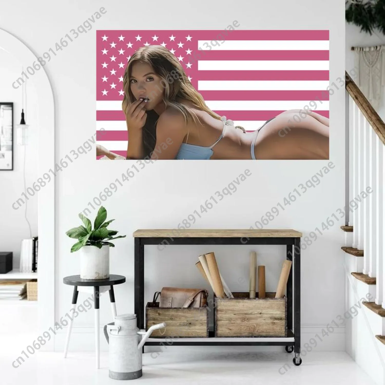 سيدني ستار سويني أعلام الحائط نسيج الجدار الشنق كلية النوم جدار ديكور فني للمنزل لغرفة النوم تصميم ديكور مخصص