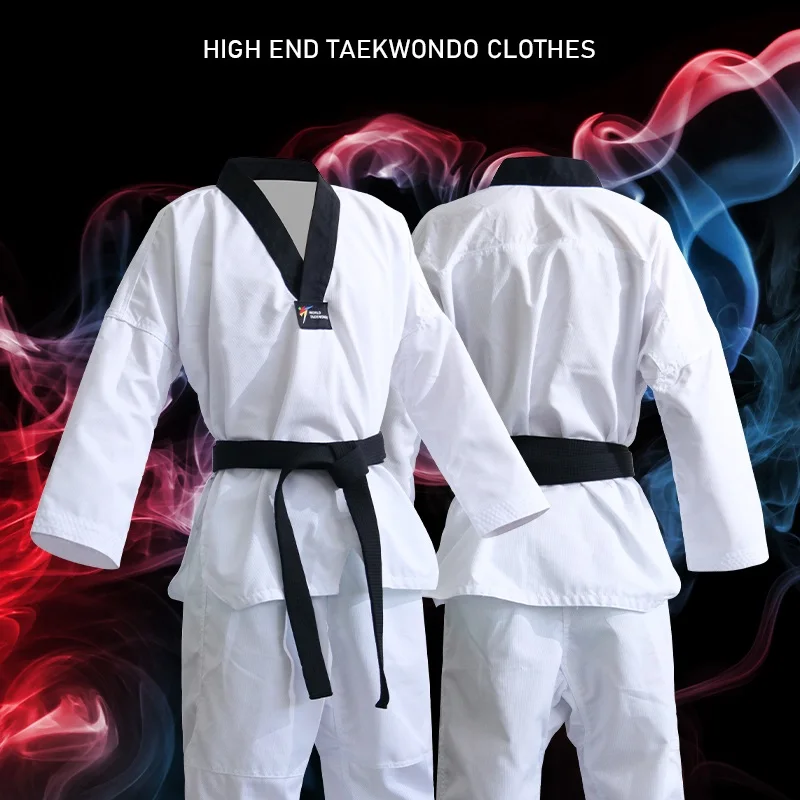 Uniformi Taekwondo bianche Karate Judo Taekwondo vestiti bambini adulti Unisex