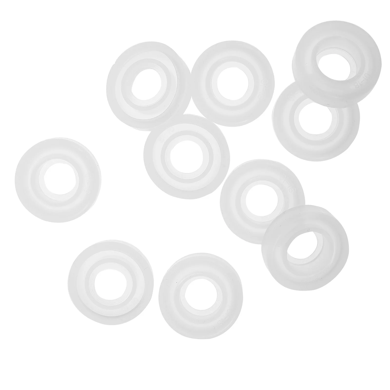 

10pcs Half Round Column Silicone For Diy Jewelry Making Craft Silicone Ring Mold Set Ring Casting Mold Jewelry Handmade Tool