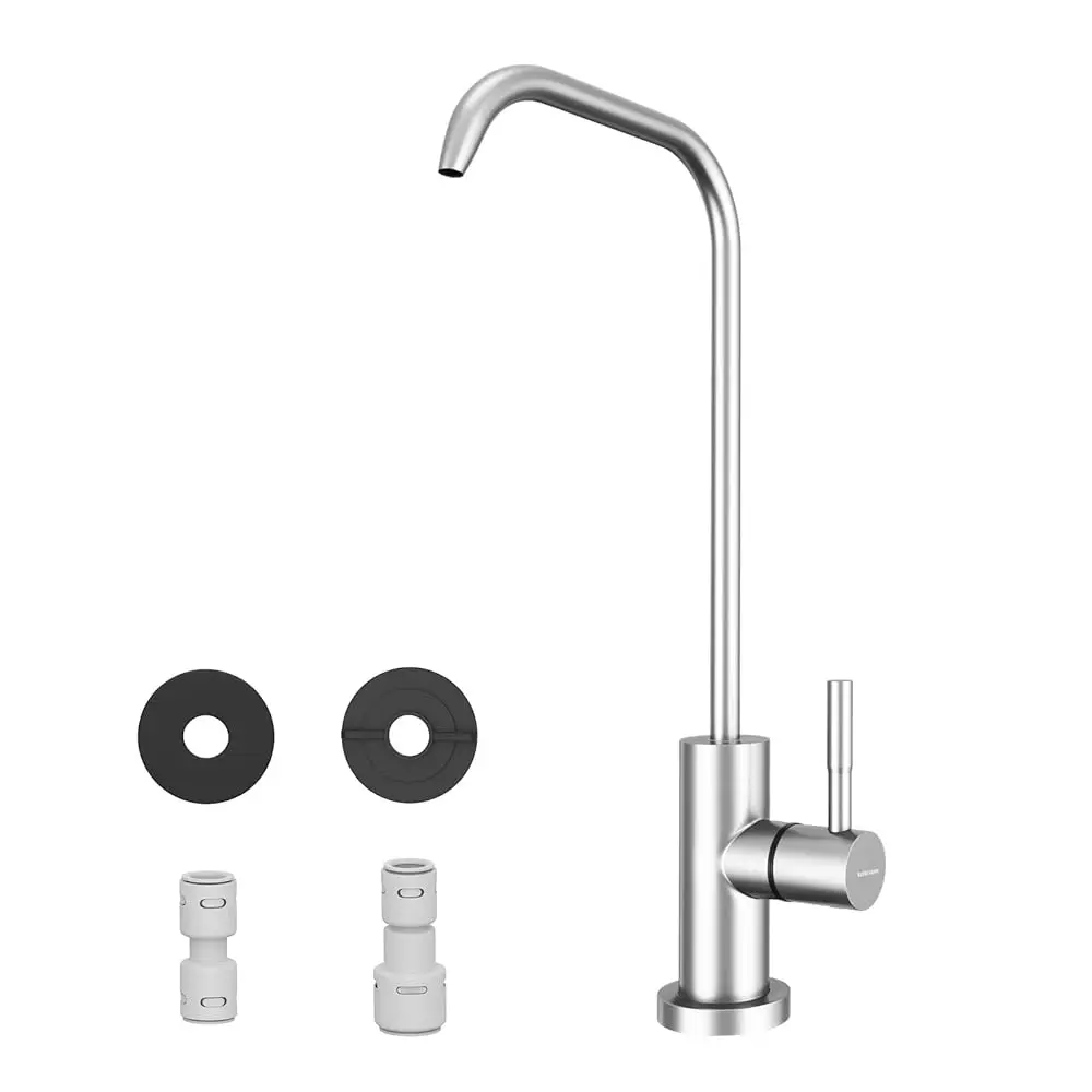 

Drinking Water Faucet, Lead-Free Kitchen Water Filter Faucet for Reverse Osmosis or Water Filtration System, RO Faucet, Brus