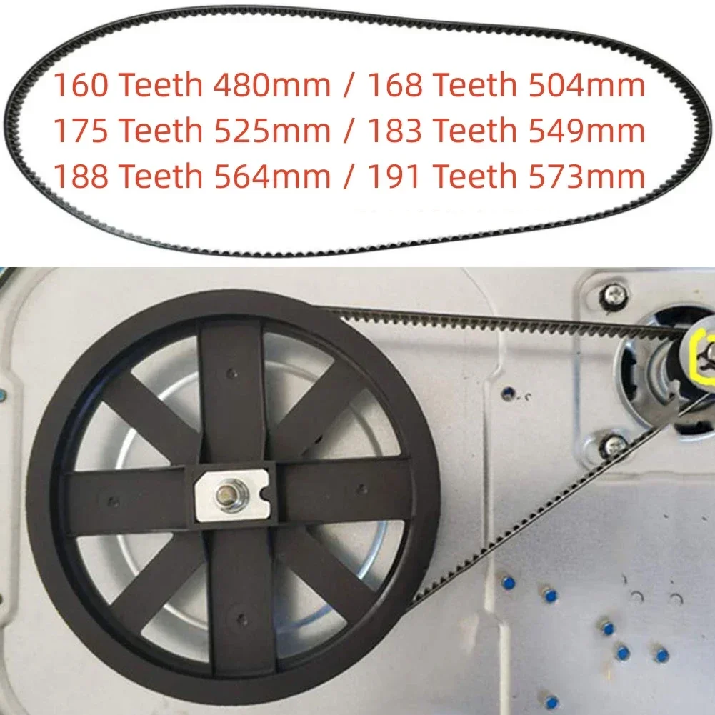 160-191 Teeth Breadmaker Conveyor Belts Bread Machine Belts Bread Maker Parts 480-573MM Kitchen Appliance Accessories