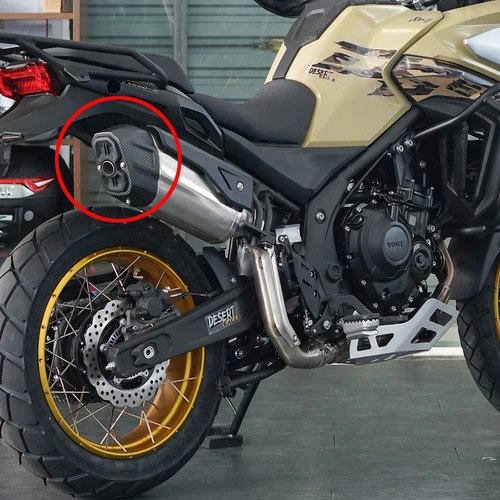 Imagen 2 del producto Para VOGE DS625X 625 dsx 625dsx dsx625 DS 625X2025 2026 CNC aluminio tubo de escape de motocicleta embellecedor trasero tapas de cubierta de protección