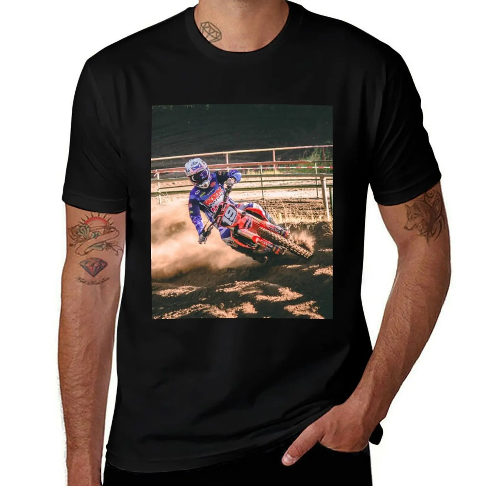 ¡Banshee, el Destructor de Bermudas! Camiseta roja Motocross Mania T-Shirt de manga corta para hombre, talla grande y alta