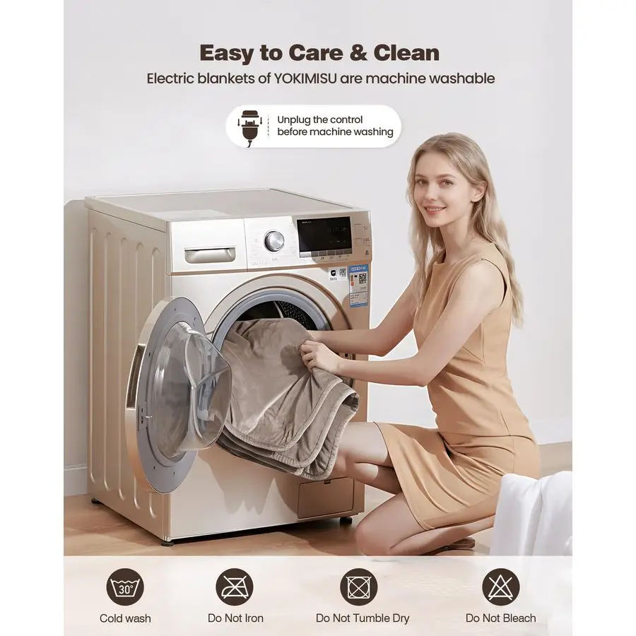 

Blanket King Soft Heating Blanket, Dual Control amp 9 Heat Levels, 10H Timer, Soft Flannel to Sherpa, Fast Heating Electric Thro