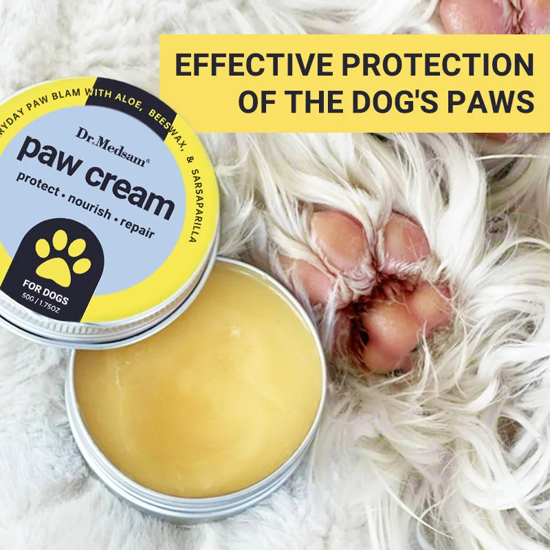 5 pcs Cat and dog paw protection cream, paw anti cracking pet foot moisturizing cream Paw Balm, dog paw moisturizing cream, oil