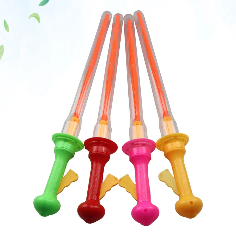 4-delige buiten spelen Bubble Wands Kinderspeelgoed Feestartikelen Bellenblazen Maker Stick Kind