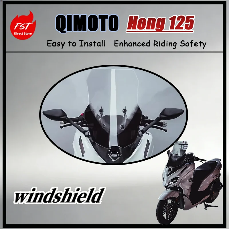 FOR Height Adjustable Windshield Mirror Relocation Kit for QJMOTOR Hong 150 Urban Motorcycle Modified Accessory Maintain
