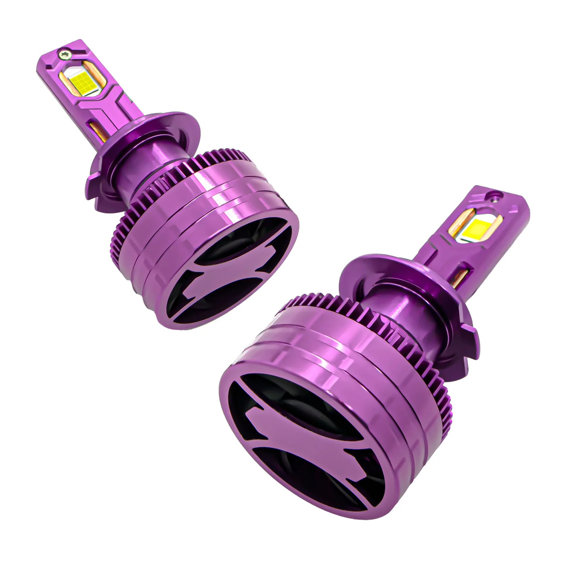 

High-Power LED Off-Road Headlight Bulbs with 4 Copper Tubes | H11/H7/H4 Models | Dual Beam High/Low Ultra-Bright Illumination