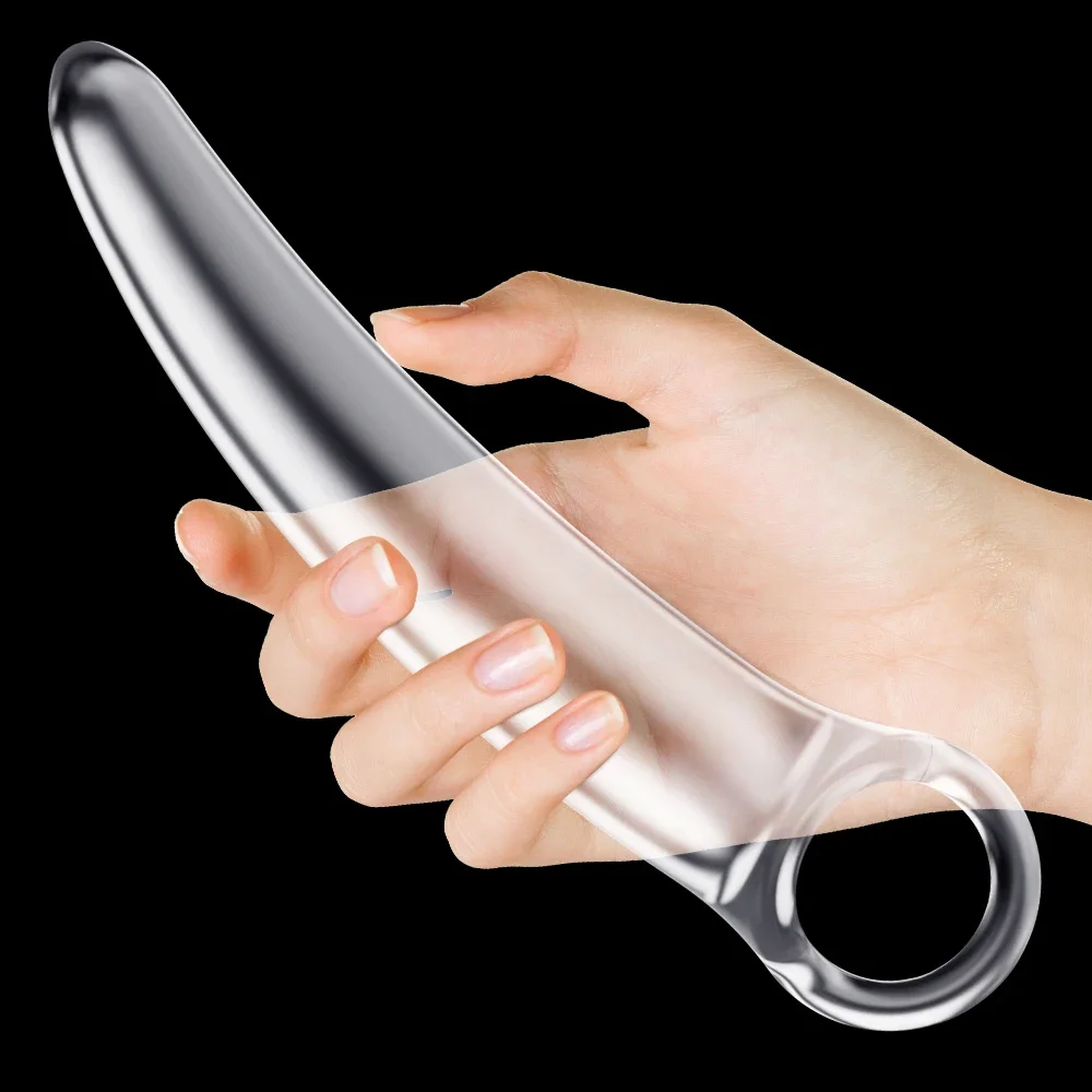Consolador transparente de 5 tamaños, tapón Anal de gelatina suave, estimulador del punto G, Juguetes sexuales vaginales, tapón Anal para mujeres, hombres, parejas, productos para adultos Gay