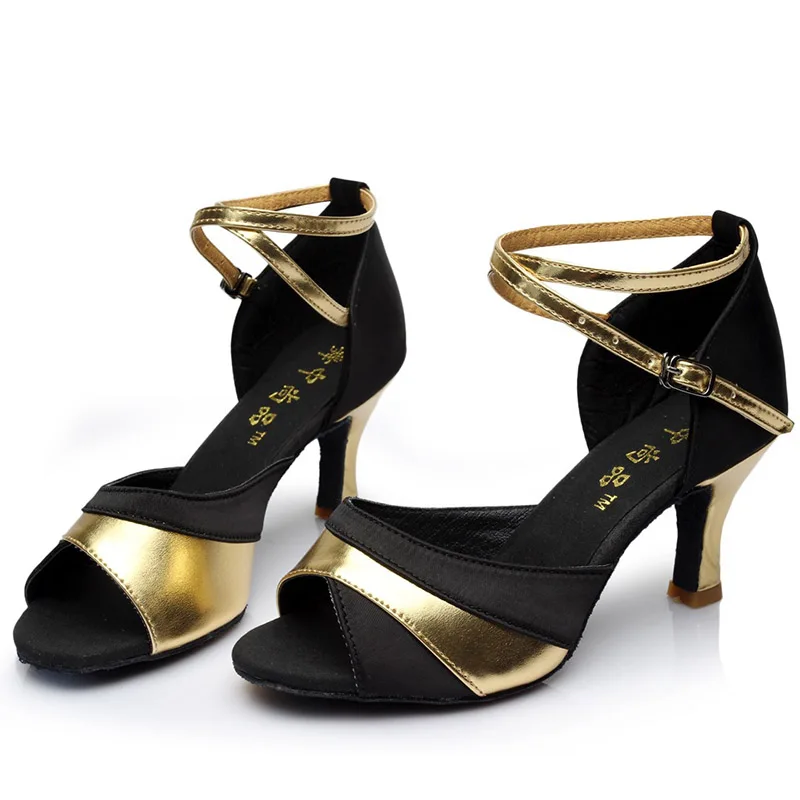 

Женская обувь для танго/бальных танцев/латиноамериканских/сальсы на каблуке 5/7 см, классическая модная профессиональная танцевальная обувь для девочек, дамы