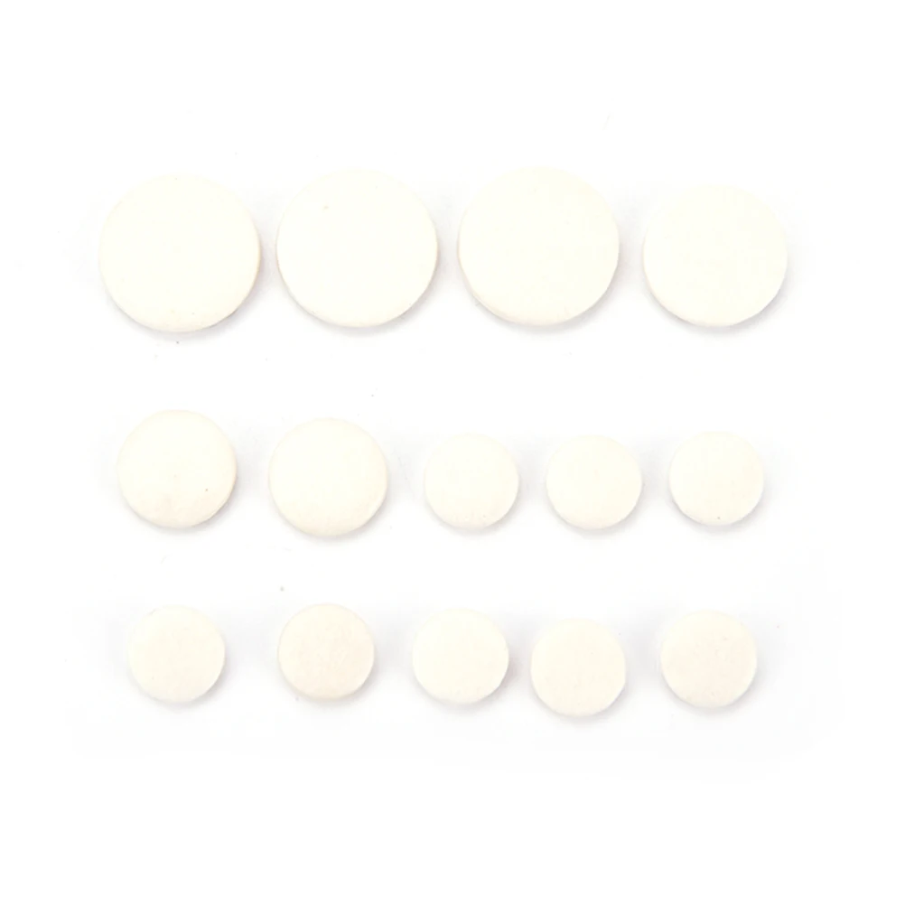 17PCS 100% Brand New and High Quality Clarinet key Pads White Musical Woodwind Wind Music Instrument Replacement