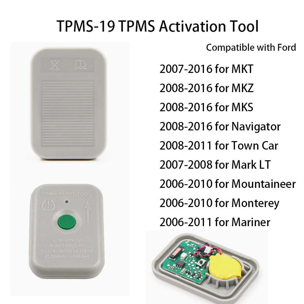 

Motorcraft TPMS-19 Car TPMS Transmitter Tool 8C2T-1A203AB For F-o-r-d Auto Tire Pressure Monitor Sensor Activation Reset Tool