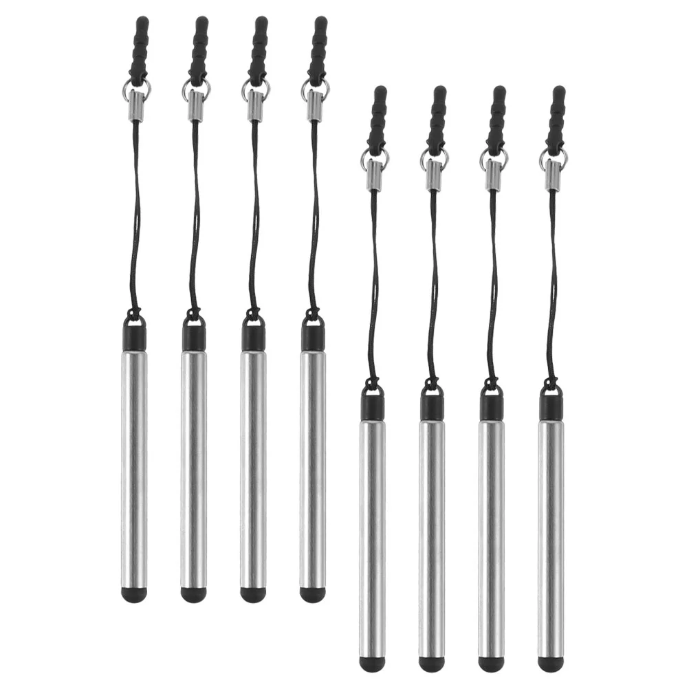 

8 Pcs Touchscreen Pen Mini Stylus with Tip Phone Capacitance Lanyard
