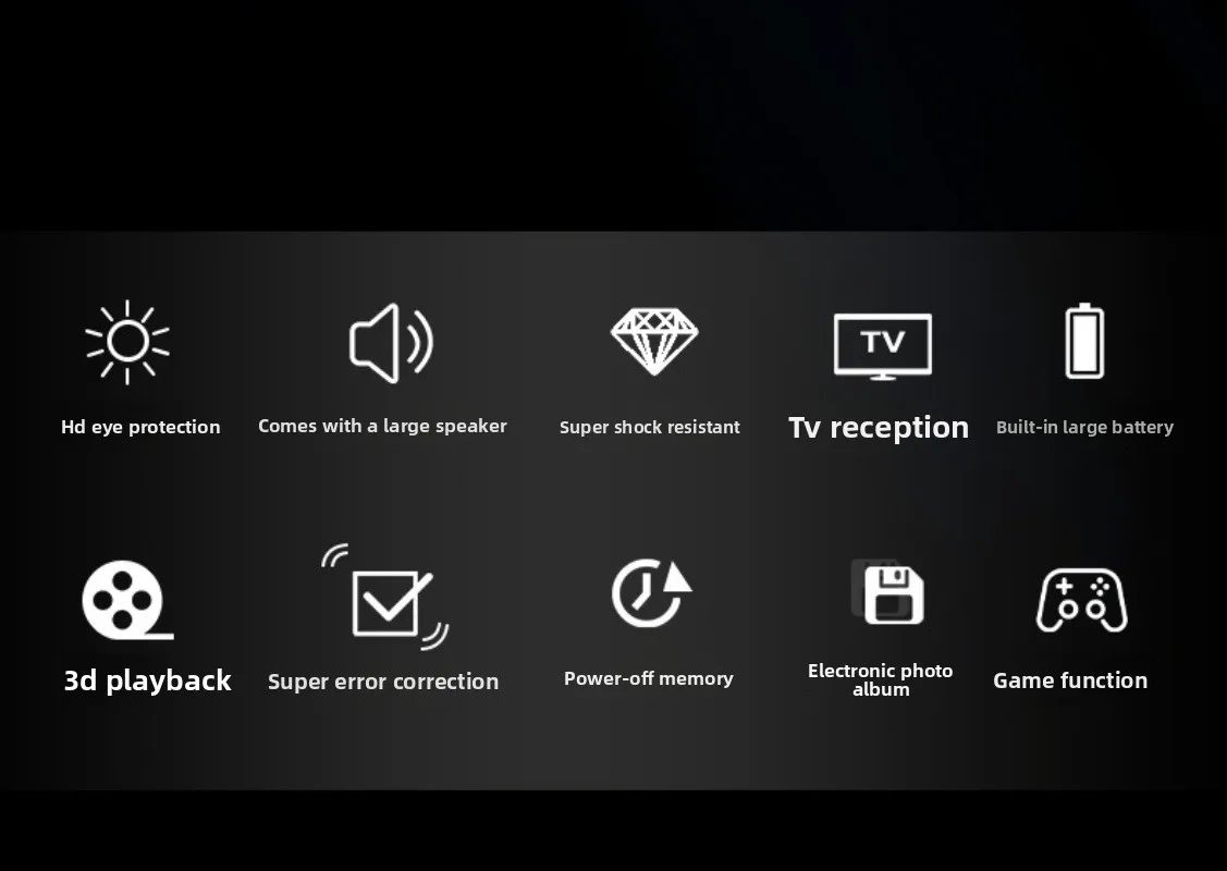 13.9 インチポータブルホーム Vcd 多機能高解像度小型テレビ、モバイル DVD プレーヤー、DVD プレーヤー旅行 270 °   回転式スクリーン