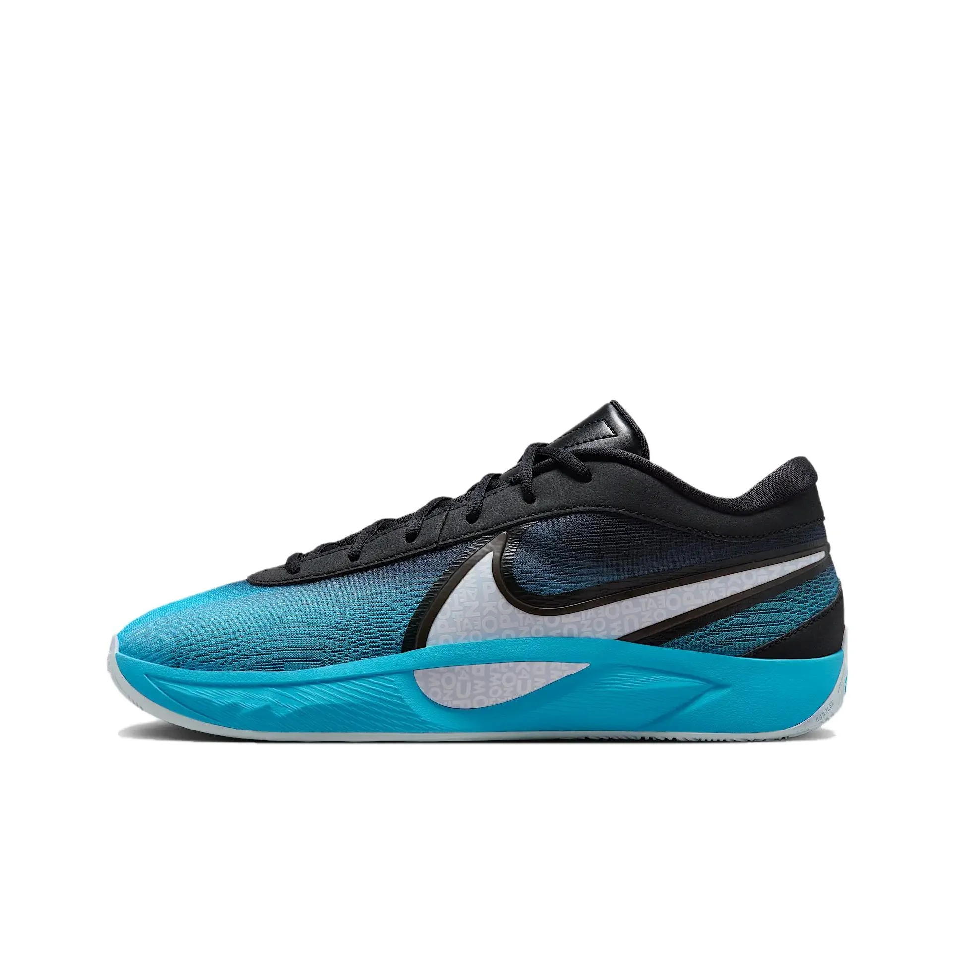 Nike Giannis Freak 6 Slip Resistant Abrasion Resistant Low top Basketball Shoes Unisex Blue Black FZ1621-001