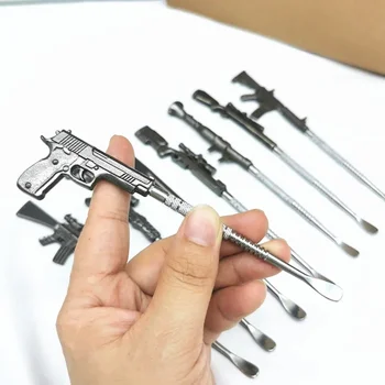 כף שמן בסגנון יצירתי מפלדת אל-חלד כלי חיתוך וניקוי עשן אביזרים