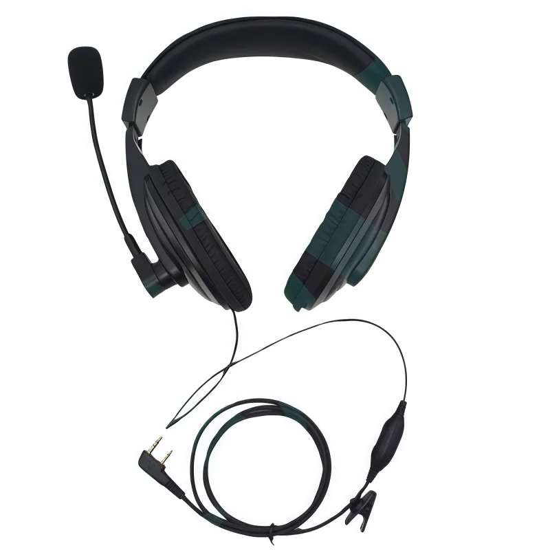 

BAOFENG UV-5R рация гарнитура 2-контактный PTT микрофон VOX шумоподавление растягивающиеся наушники для UV-21 pro Quansheng K5 K6