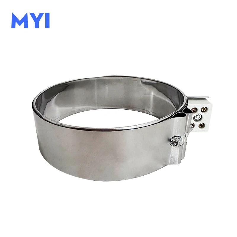 ID*Height 195*50 60 70 80 90 100mm Stainless Steel Electric Band Heater AC220V 205*50 60 70 80 90 100mm Heating Equipment