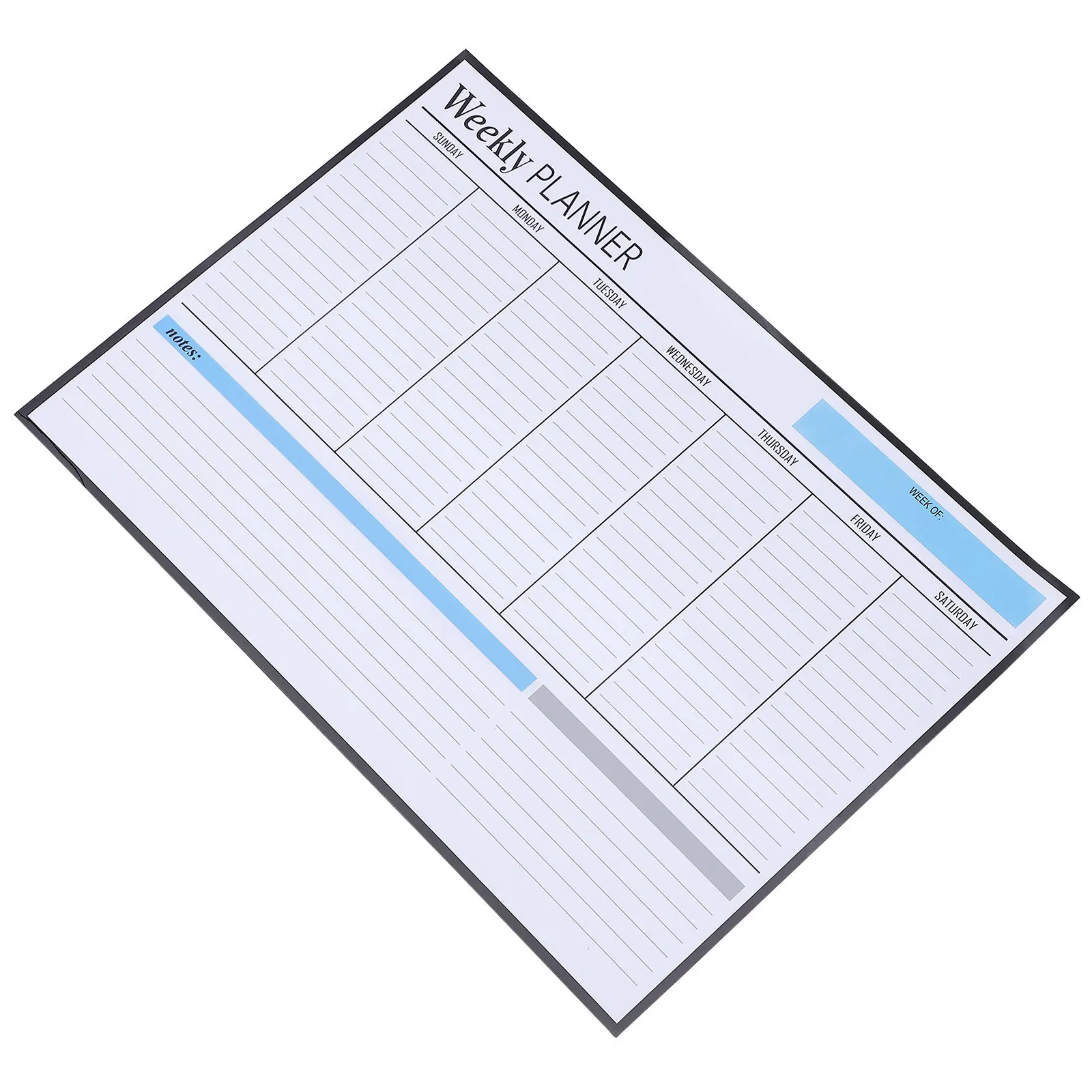 

1Pcs Magnetic Message Board for Fridge Erasable Weekly Planner Schedule Sticker Removable Home Organizer Calendar Tool