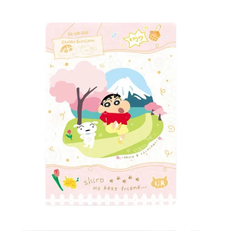 KAYOU Genuine Crayon Shin-chan Series 1 Conspicuous Bag Hide UR/UR/SSR/HR/SR/R Anime Collection Card Kids Birthday Gift