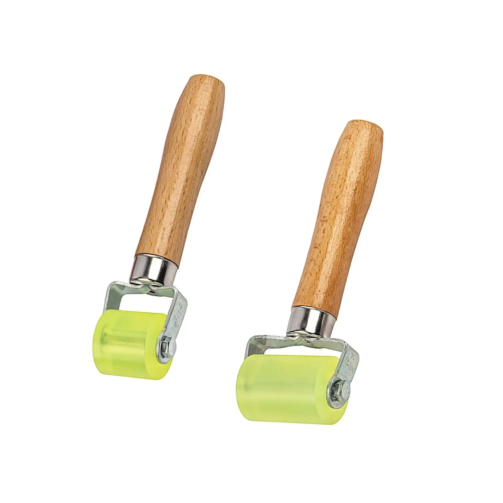Car Wheel Roller for Wallpaper Application Rubber Wood Seam Smoothing Tool for Vehicle Adhesive Mat