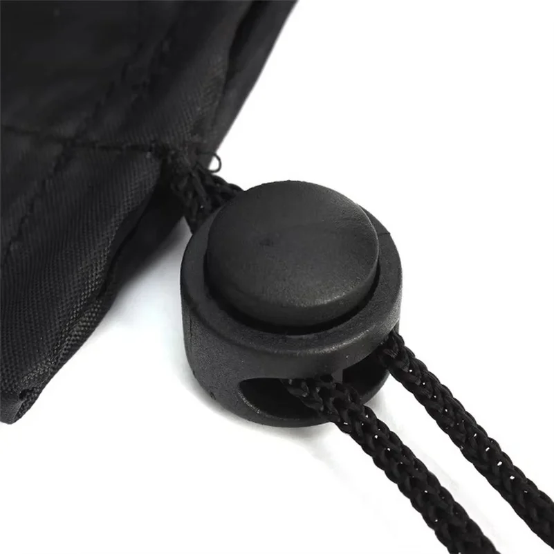 Outdoor Garden Terrace Stackable Chair Dust Cover Storage Bag Furniture Protection Cover Furniture Waterproof Black