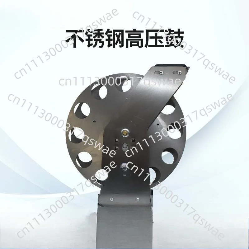 Stainless steel high-pressure hose reel with automatic retractable stainless steel spool