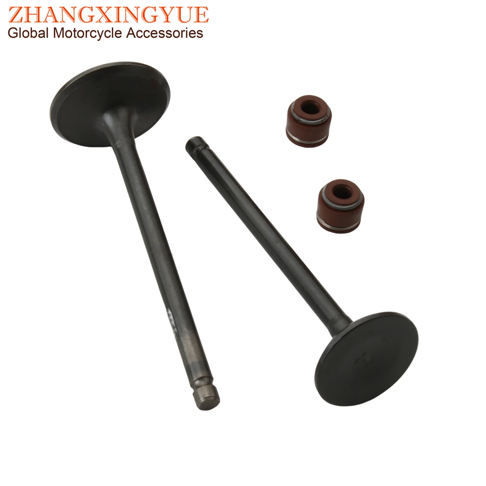 2PC Agility125 Like125 Intake And Exhaust Valves For Kymco Agility Like Movie XL 125 People125 14711-KUDU-900 14721-KUDU-900