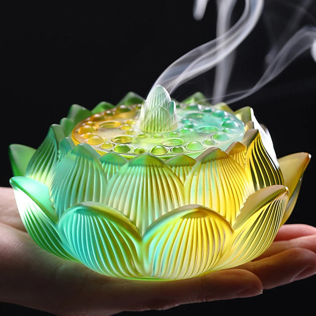 Safe And Easy To Coloured Glass Incense Burner With Creative Wide Range Of Uses