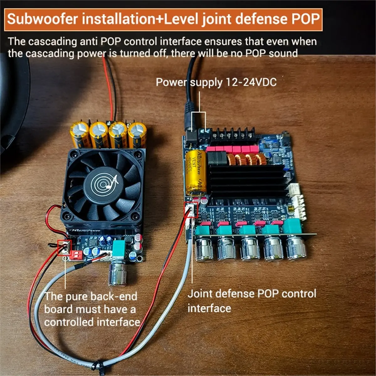 

(BAAY) TB21Q QCC3034+TPA3116 Плата цифрового Bluetooth-усилителя 2.1-канальная, с поддержкой APTX без потерь, для сабвуфера, 2X50W+100W, аудиоусилительная плата