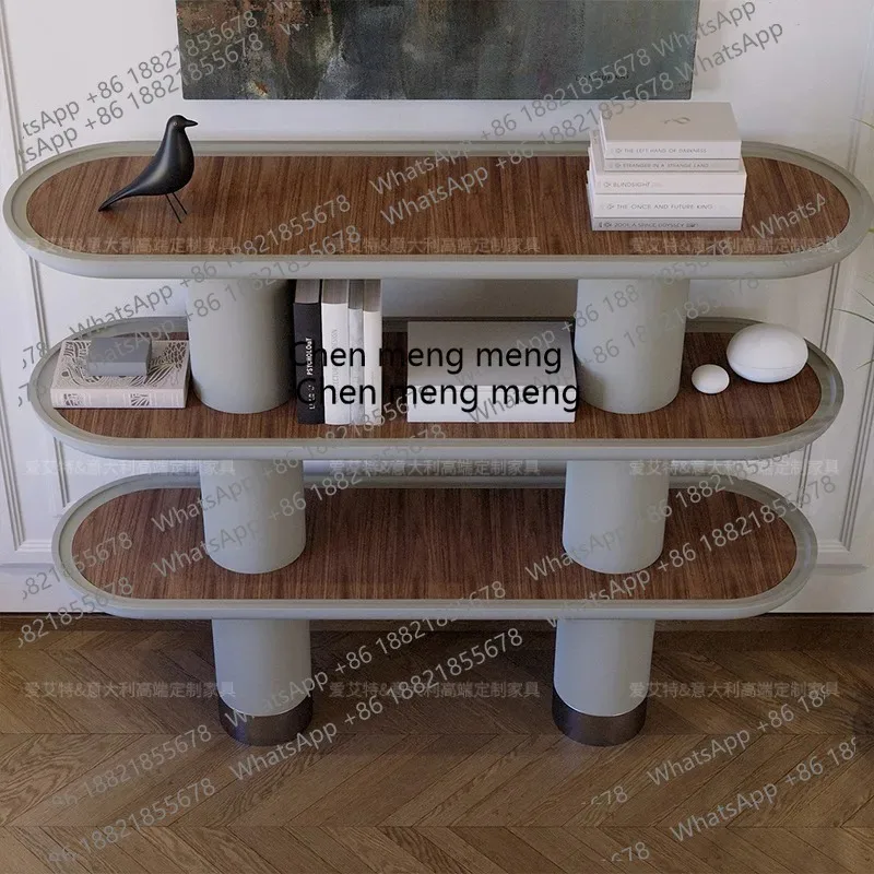 

M26 Designer Entrance Table Italian Minimalist Bookshelf Creative Entrance Table Entrance Door View Table