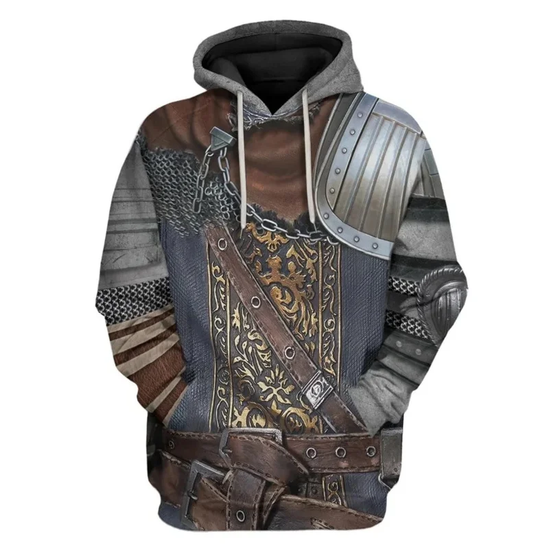 Cosplay Game Dark Souls Knight Artorias Soul Of Cinder Hoodies Sweatshirt Cosplay Costume Men Jacket Hooded Top Casual Sweater N