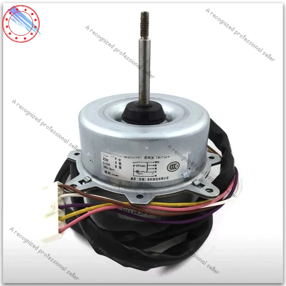 

100% new for air conditioner motor YDK29-6I 43W Fan motor good